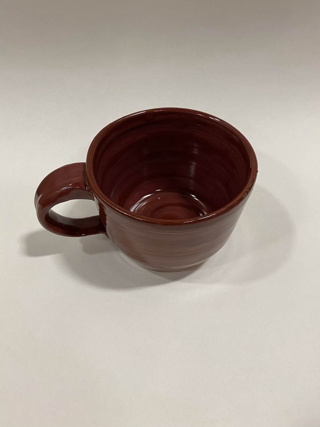 Brick red mug