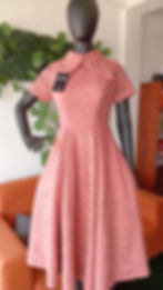 Thumbnail: Multifunction  lace peach dress.