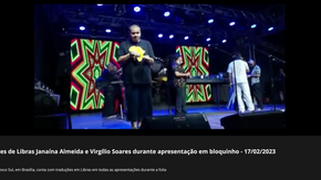 Blocos de Brasília têm intérprete de Libras para foliões surdos