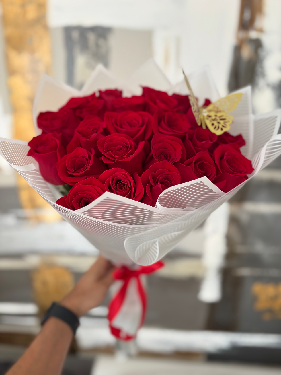 Thumbnail: Red Bouquet 25 Roses