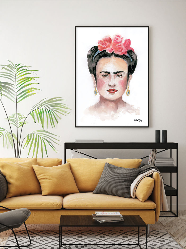 תמונה ממוזערת: Frida Kahlo - Watercolor painting