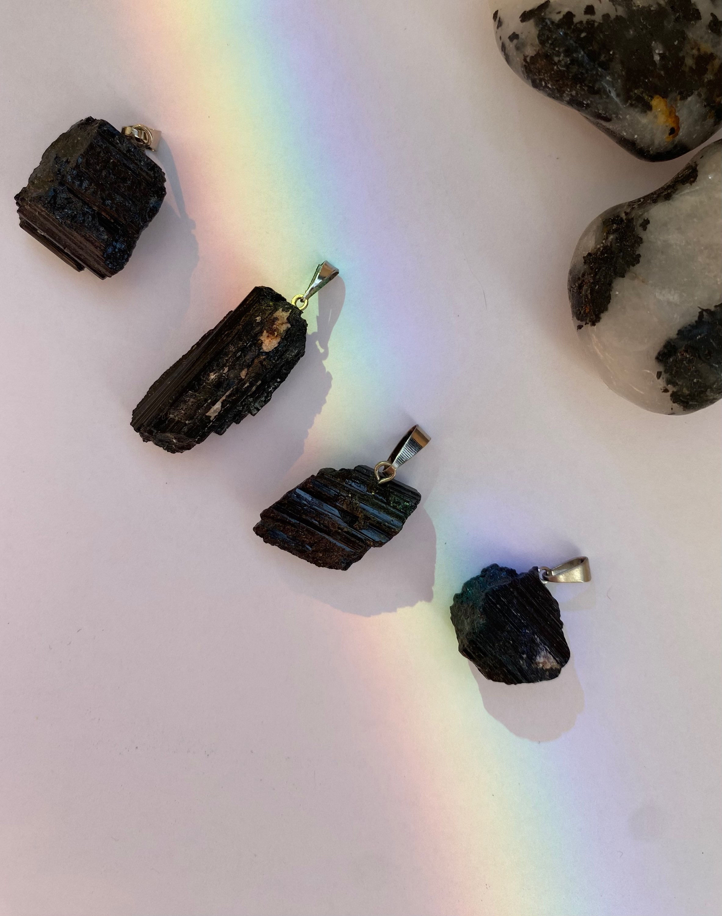Pingente Turmalina Negra