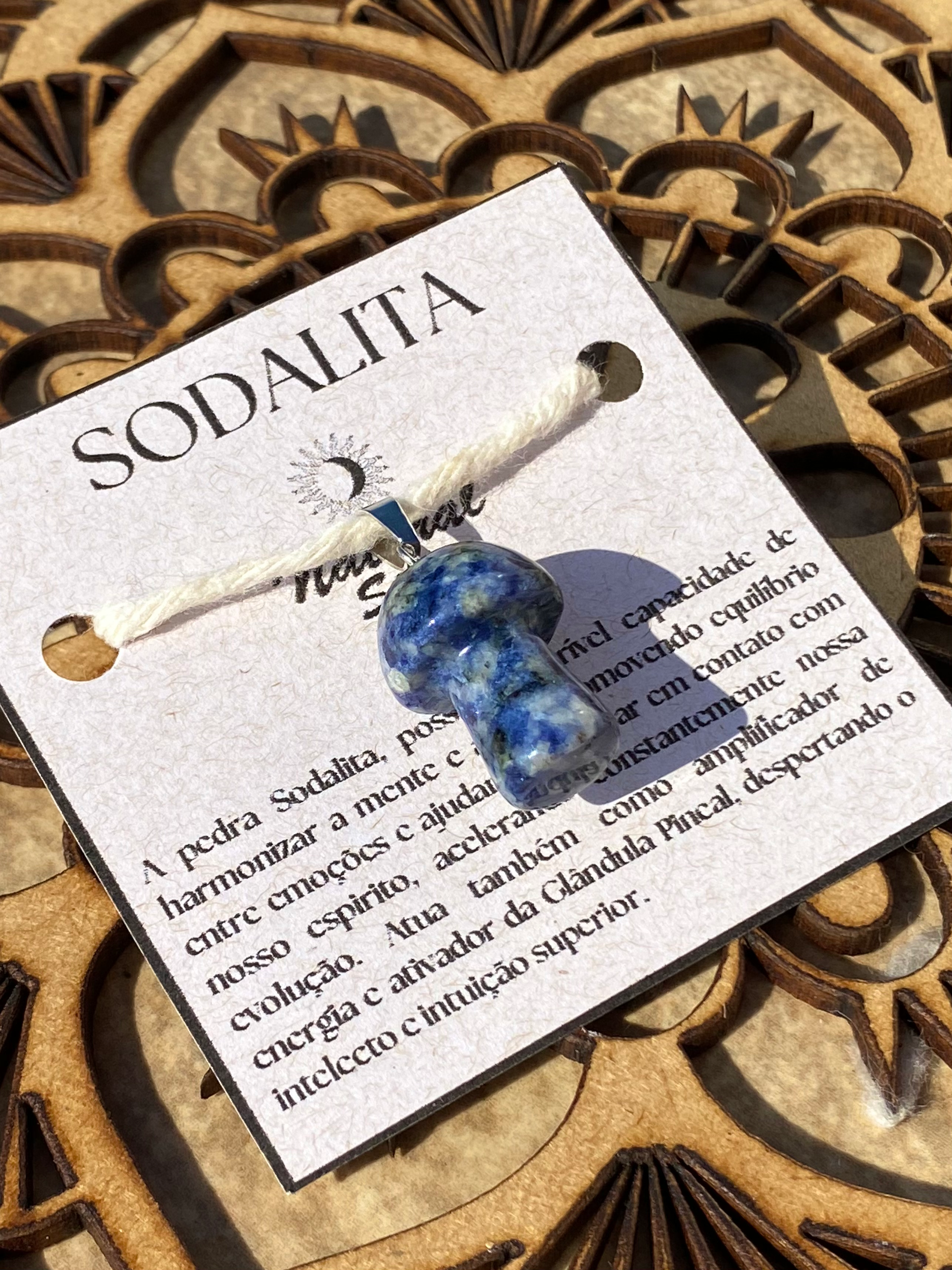 Pingente Cogumelo Sodalita