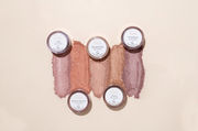a collection of eco minerals powders in different shades