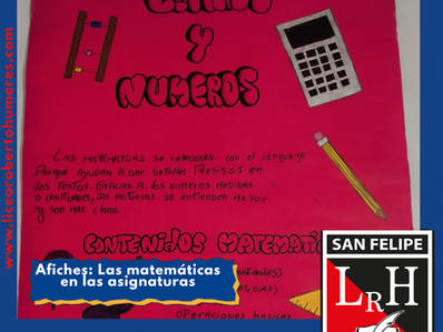 🎨📊 Creatividad y aprendizaje: estudiantes del LRH destacan en la Semana de la Matemática
