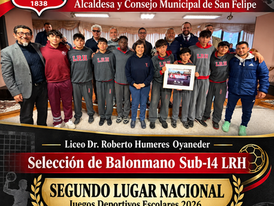 🏆 ¡Orgullo LRH! Reconocimiento municipal a nuestra selección de balonmano Sub-14
