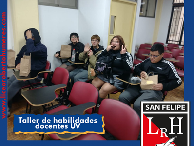 Estudiantes del Liceo Dr. Roberto Humeres participan en taller de habilidades docentes en la Universidad de Valparaíso