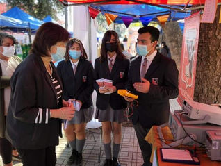 Estudiantes del liceo Dr. Roberto Humeres Oyaneder exponen en feria educativa San Felipe