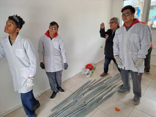 Trabajo en terreno Proyecto “Vinculación con el Medio”, Especialidad de Electrónica.