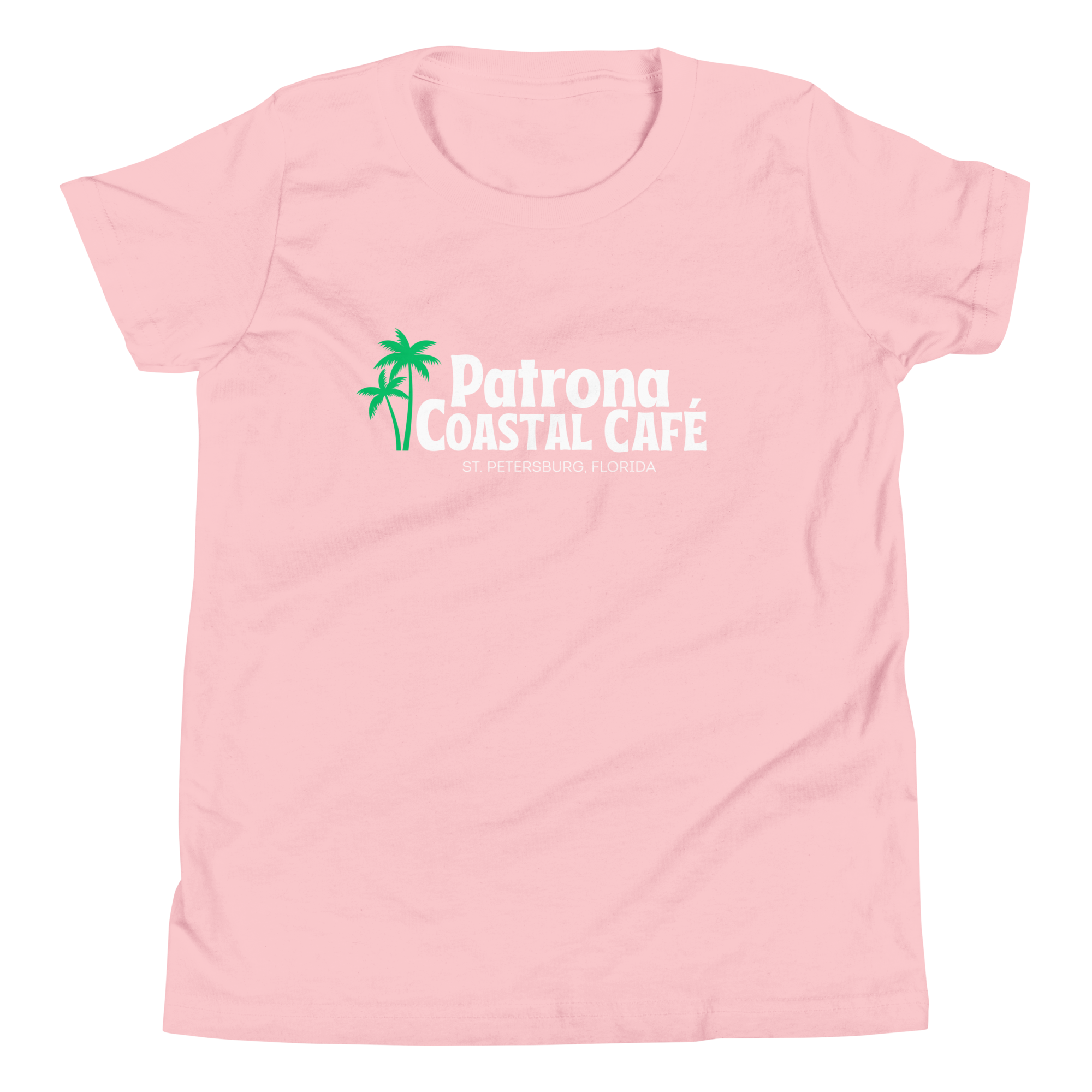 Patrona Coastal Café youth short sleeve t-shirt — Florida kids coastal apparel