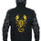 Thumbnail: Scorpion Black Hooded Jacket with Leather Sleeves