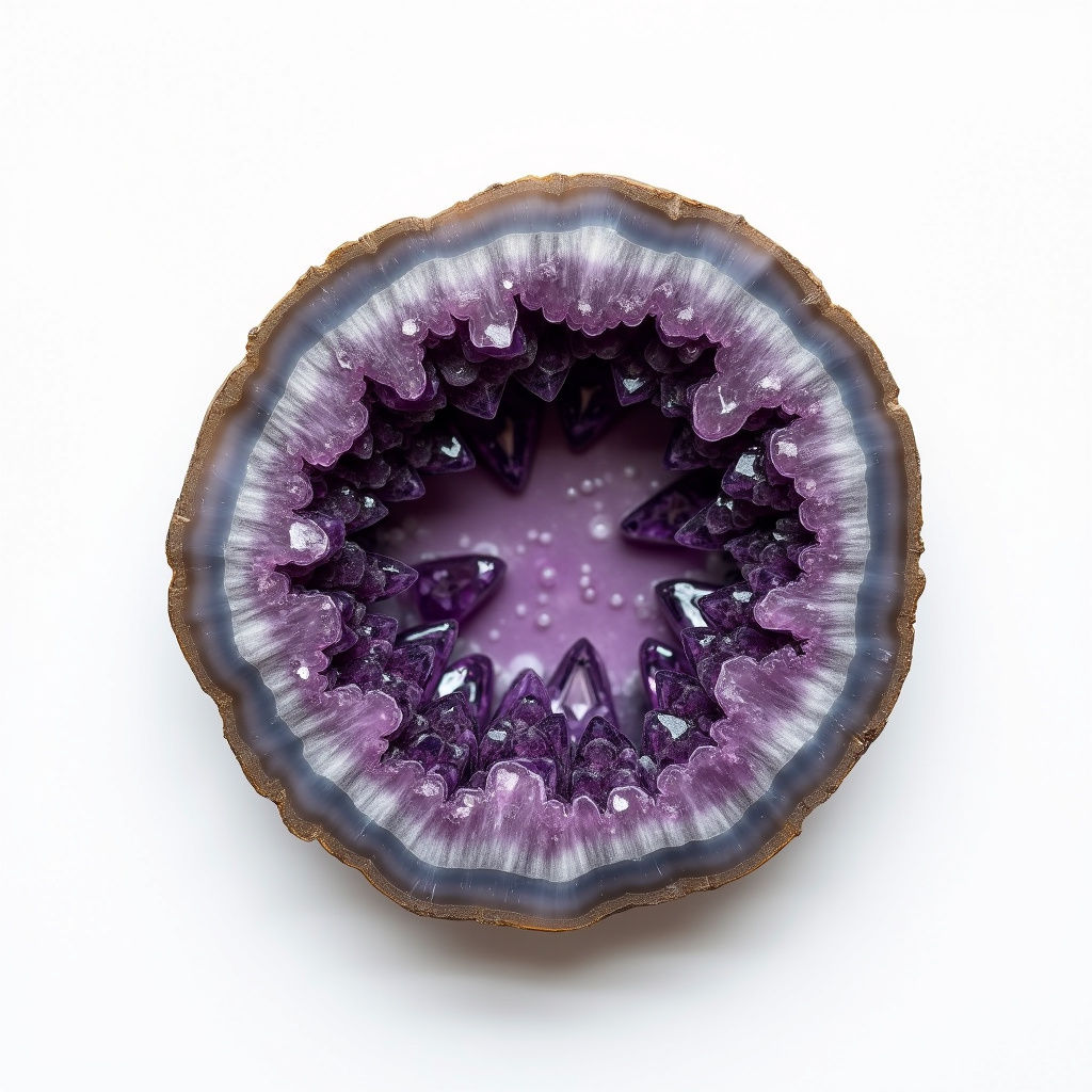 Amethyst Geode Slice