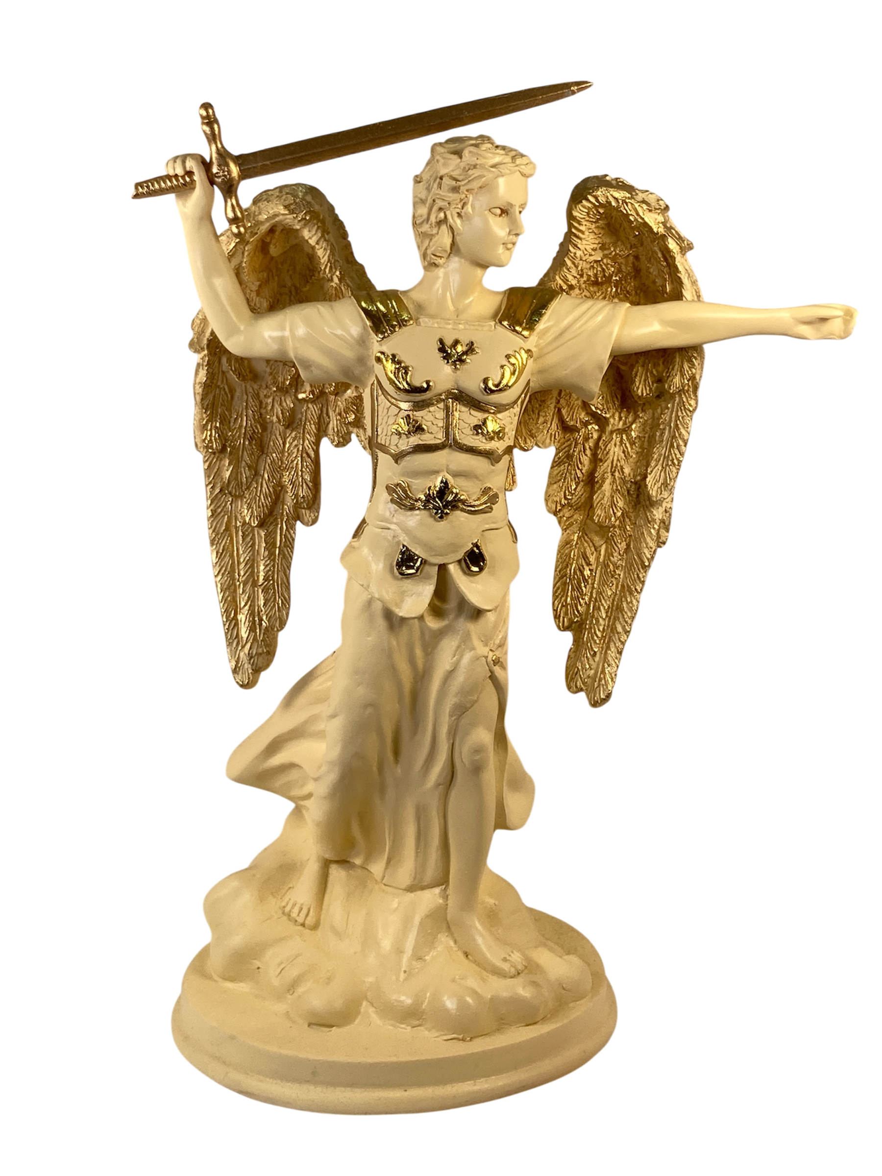 Arcángel Miguel 35 cm Alabastro