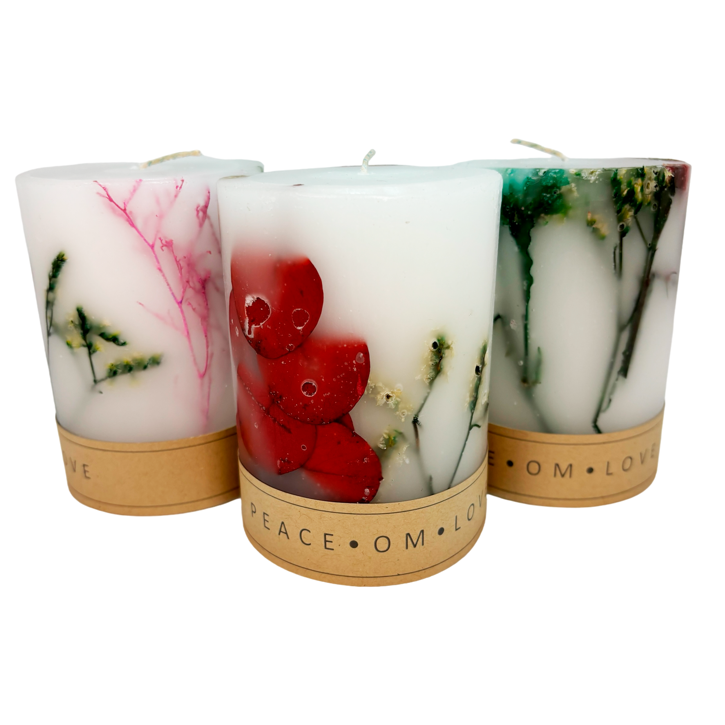 Cirios Naturaleza 7.5x10