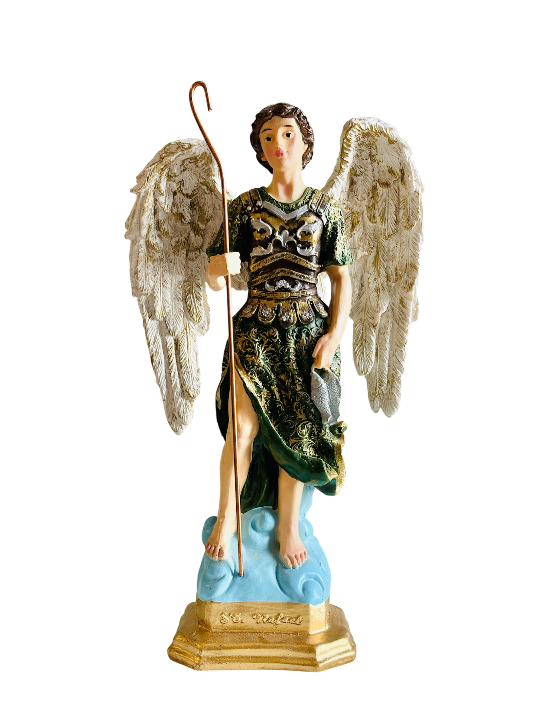 Arcángel Rafael 30 cm Ala Blanca