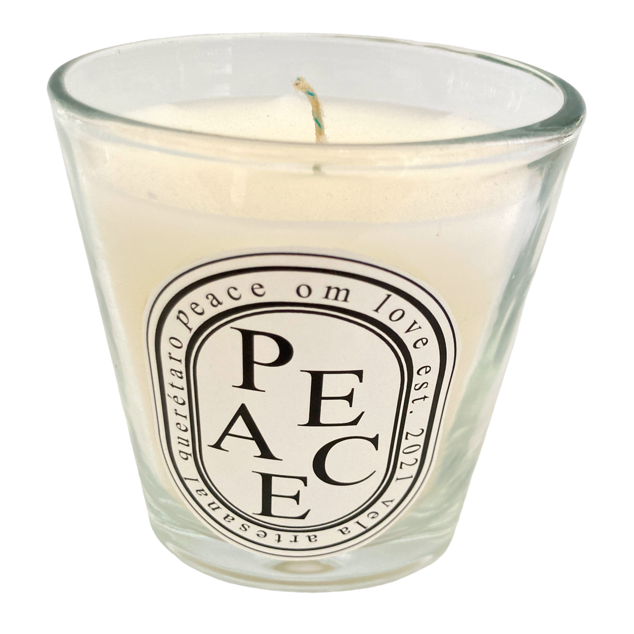 Vela Medallón Peace Om Love