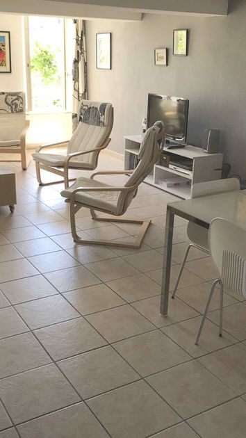Séjour plein sud gite vaison
