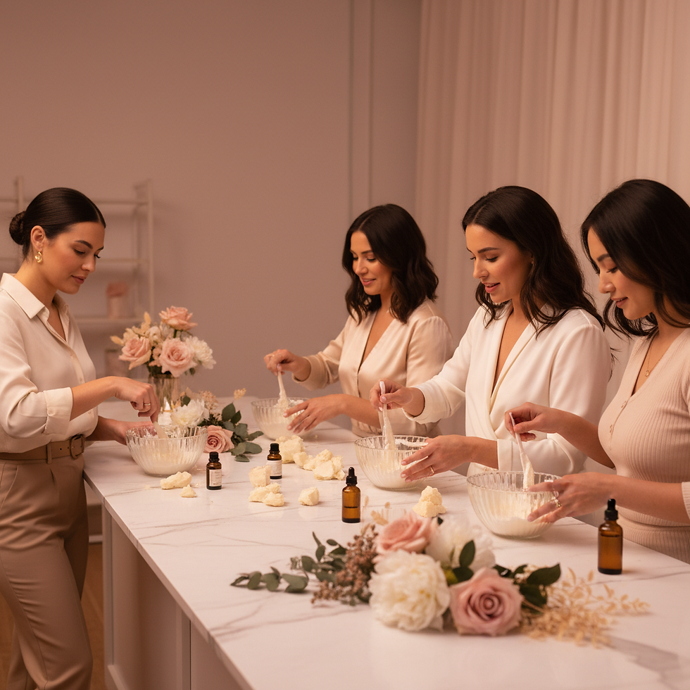 Sip & Whip Private Body Butter event Houston. Body Butter