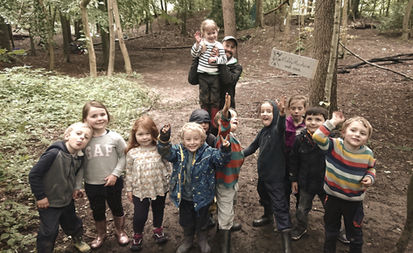First Muddy Mountains Forest School session.