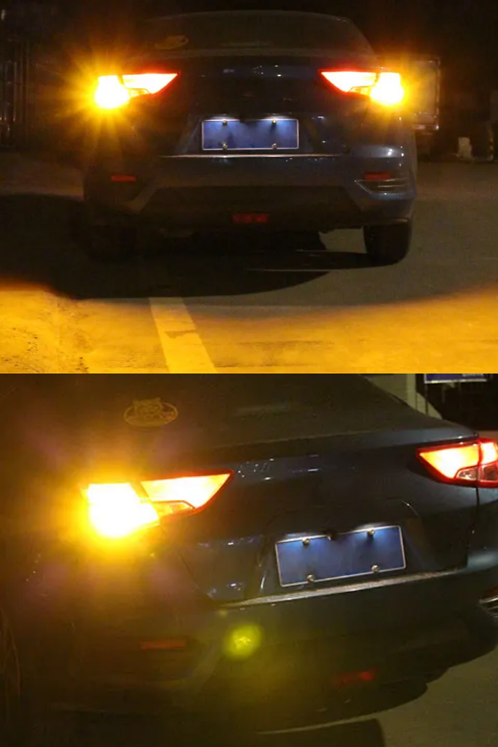 Küçük resim: P21w SMD 1156 144 Ledli Geri Vites Park Ampül Tek Duy Turuncu 2 Adet