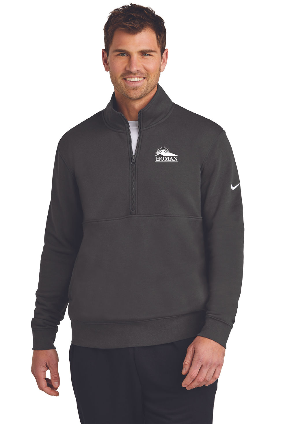 Thumbnail: Nike Club Fleece Sleeve Swoosh 1/2-Zip