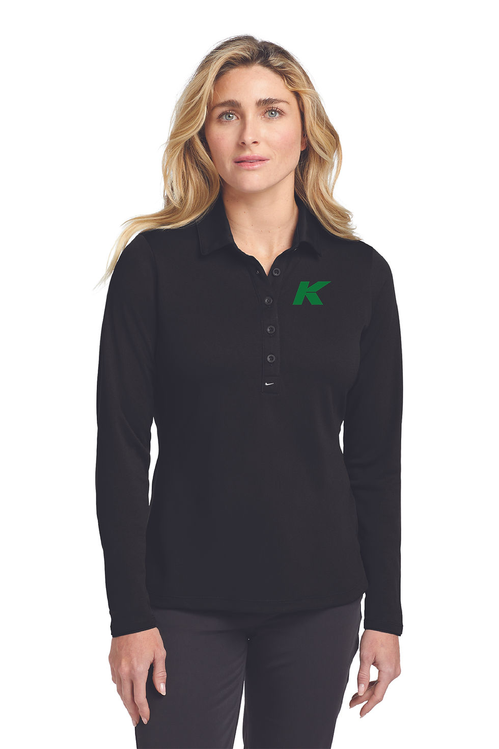 Thumbnail: Nike Women's Long Sleeve Dri-FIT Stretch Tech Polo