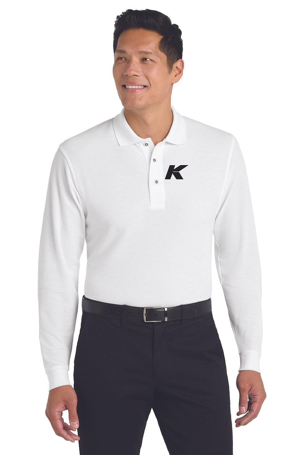 Thumbnail: Nike Long Sleeve Dr-Fit Stretch Tech Polo