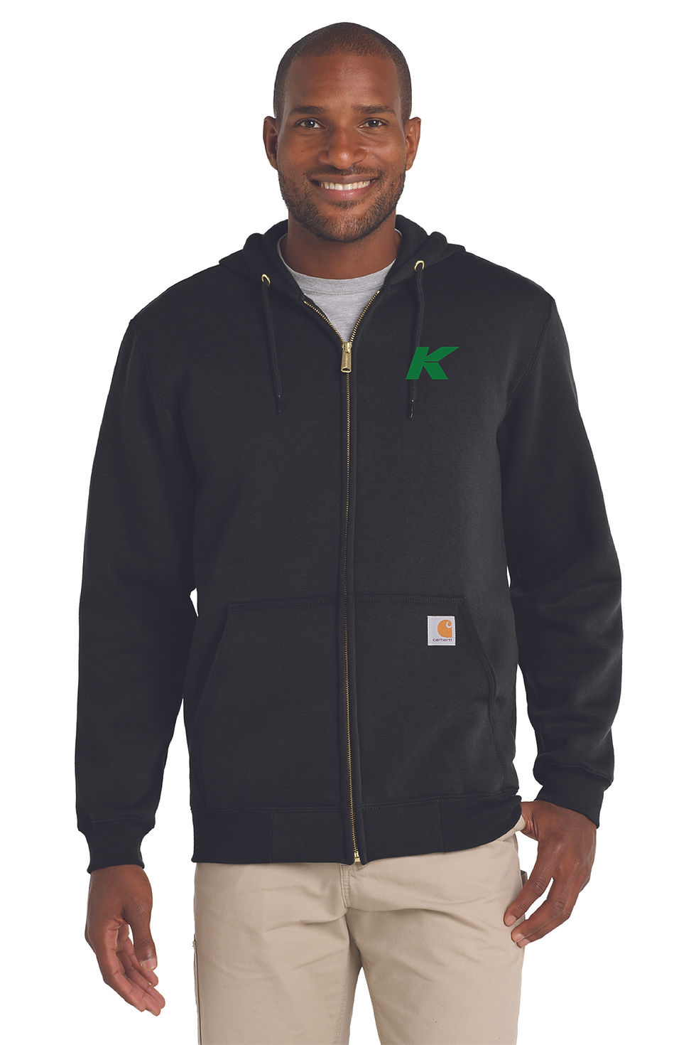 Thumbnail: Carhartt Midweight Hooded Zip-Front Sweatshirt