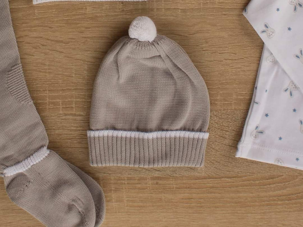 Miniatura: Conjunto dulce conejito Gris 