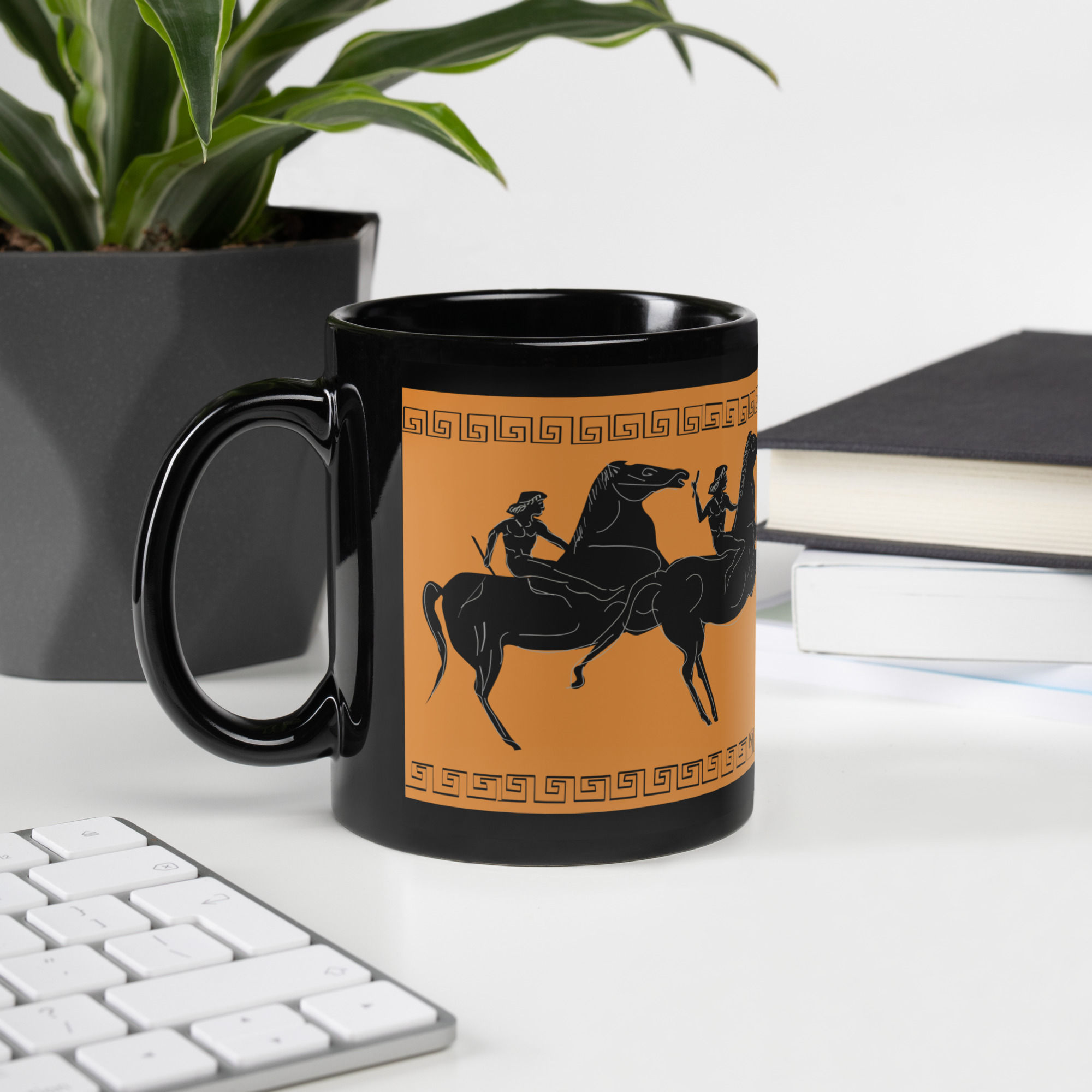 Ancient Greek Horse Race Mug