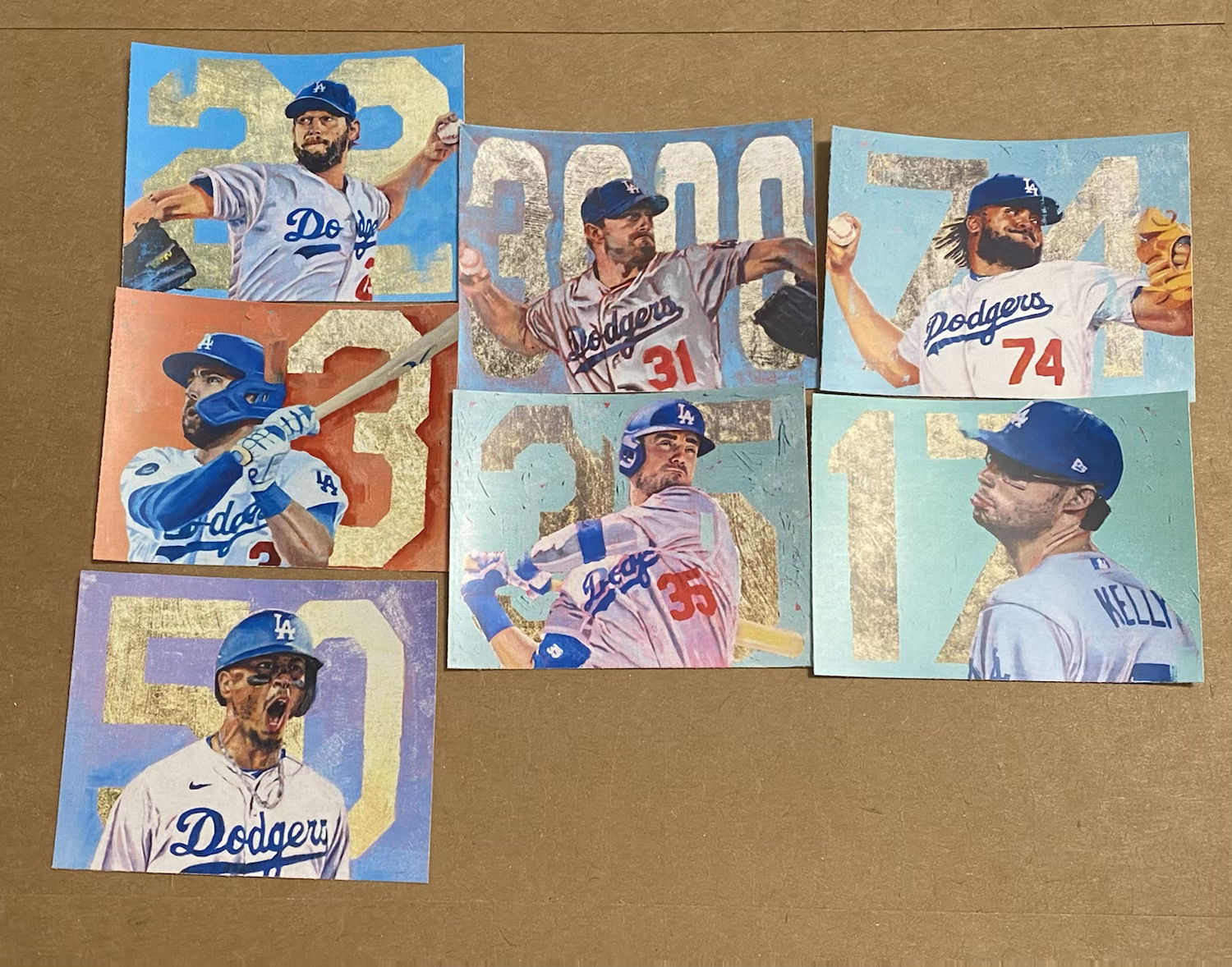 Dodgers stickers pack