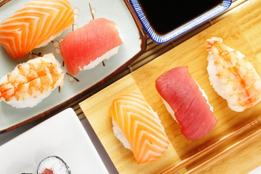 Arranged Food and Objects