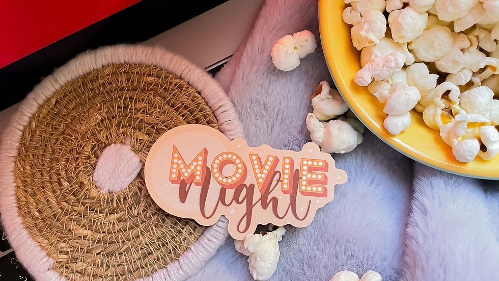 Thumbnail: Matte Movie Night Sticker