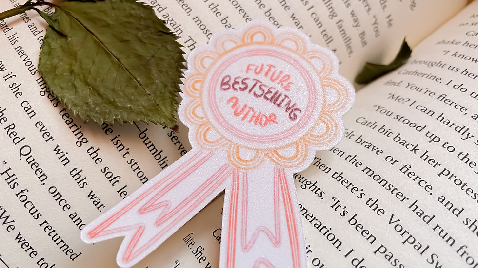 Thumbnail: Laminated Future Bestselling Author Sticker