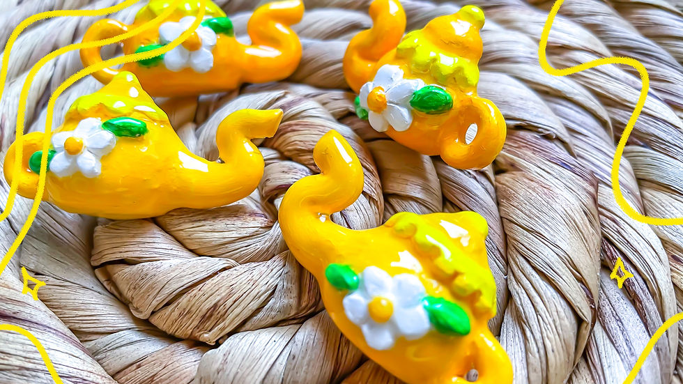 Thumbnail: Handmade 3D Teapot Clay Pin Badge