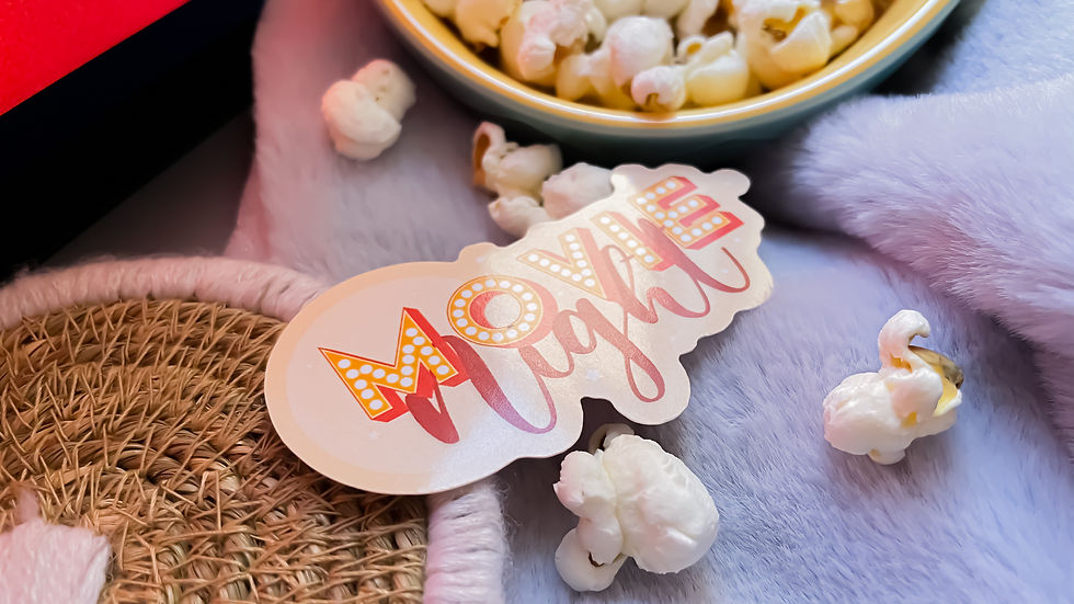 Thumbnail: Glossy Movie Night Sticker
