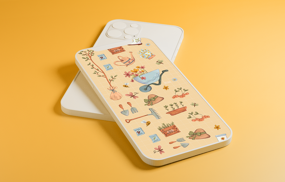 Spring Gardening iPhone Wallpaper