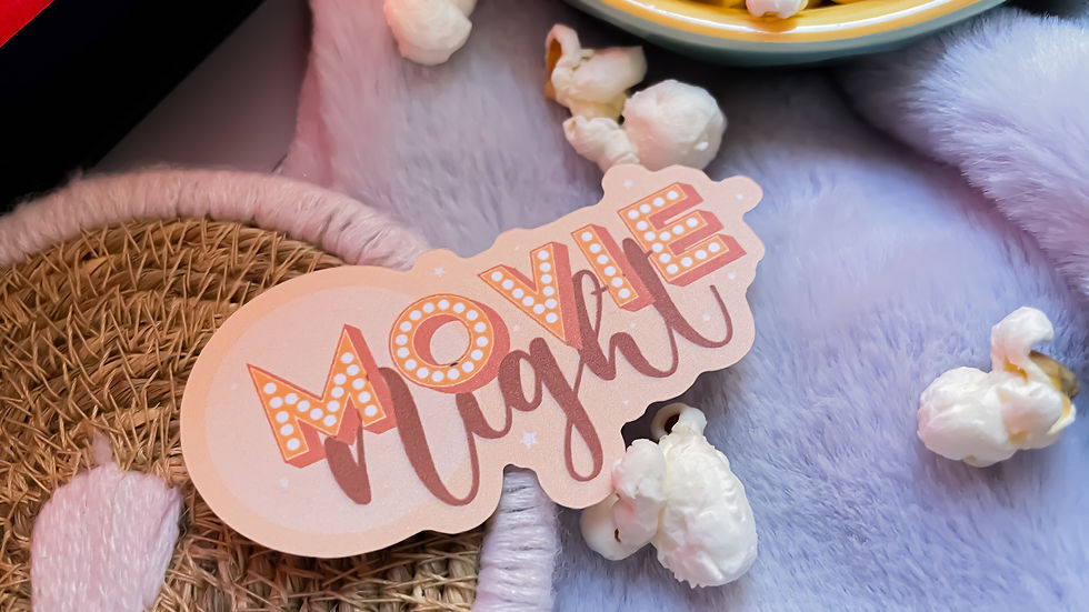 Thumbnail: Matte Movie Night Sticker