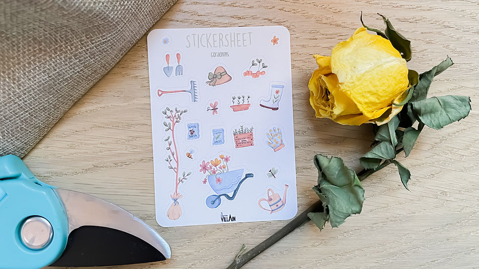 Thumbnail: Gardening Sticker Sheet