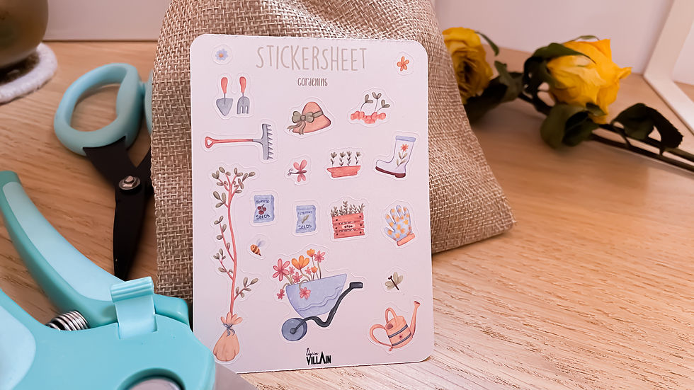 Thumbnail: Gardening Sticker Sheet