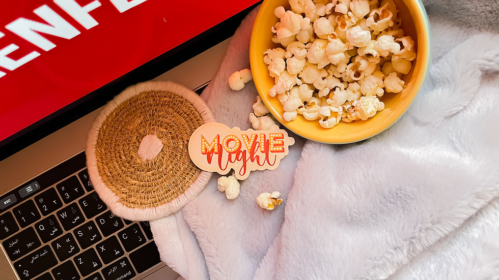 Thumbnail: Glossy Movie Night Sticker