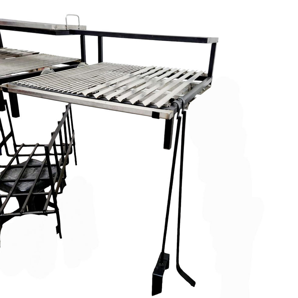 Miniatura: Parrilla Con Ángulo Fija Más Brasero