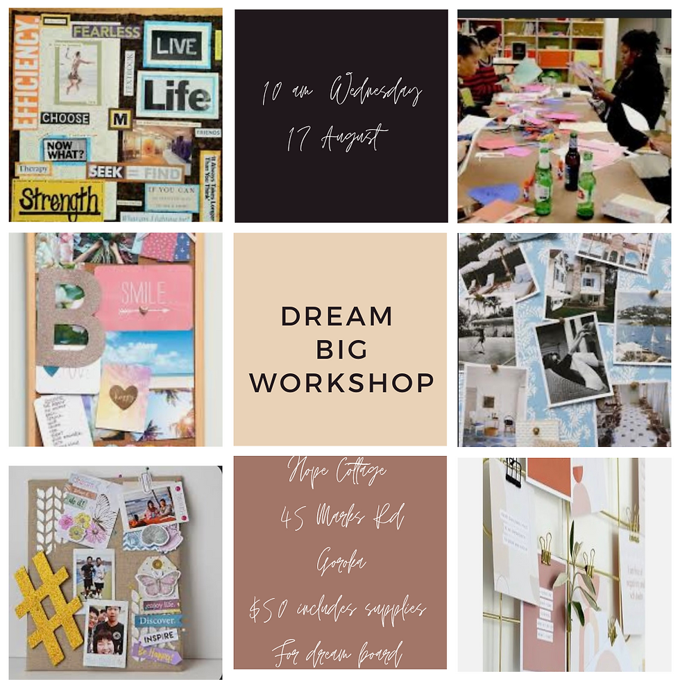 Dream Big Workshop