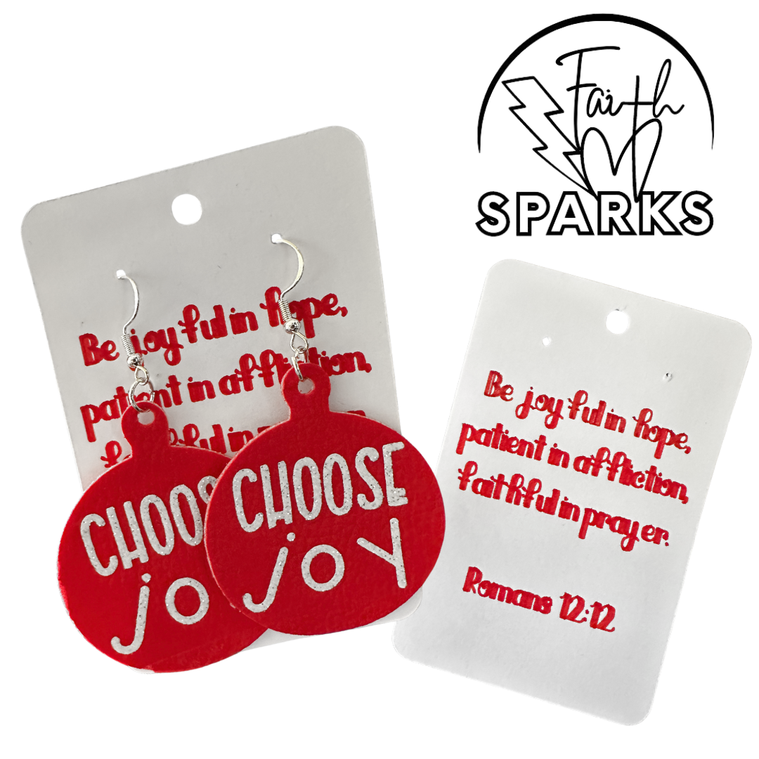 CHOOSE JOY earrings