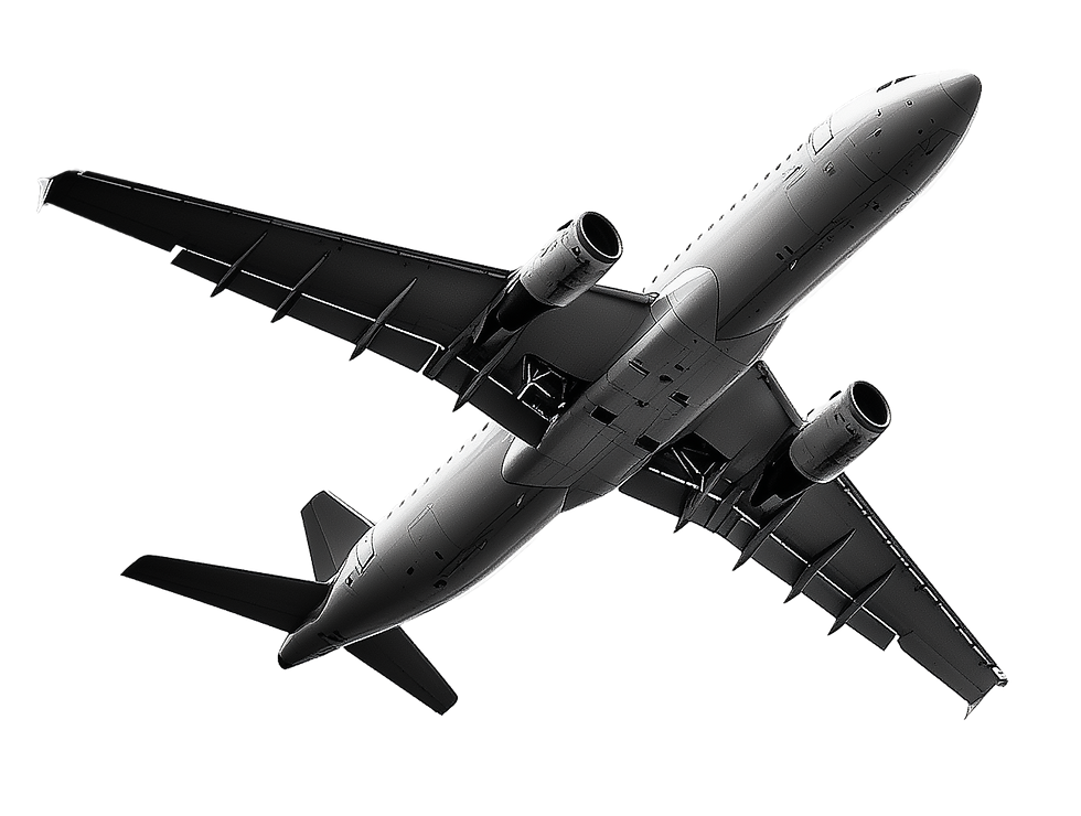 Commercial aircraft in operation supported by reliable component repair services