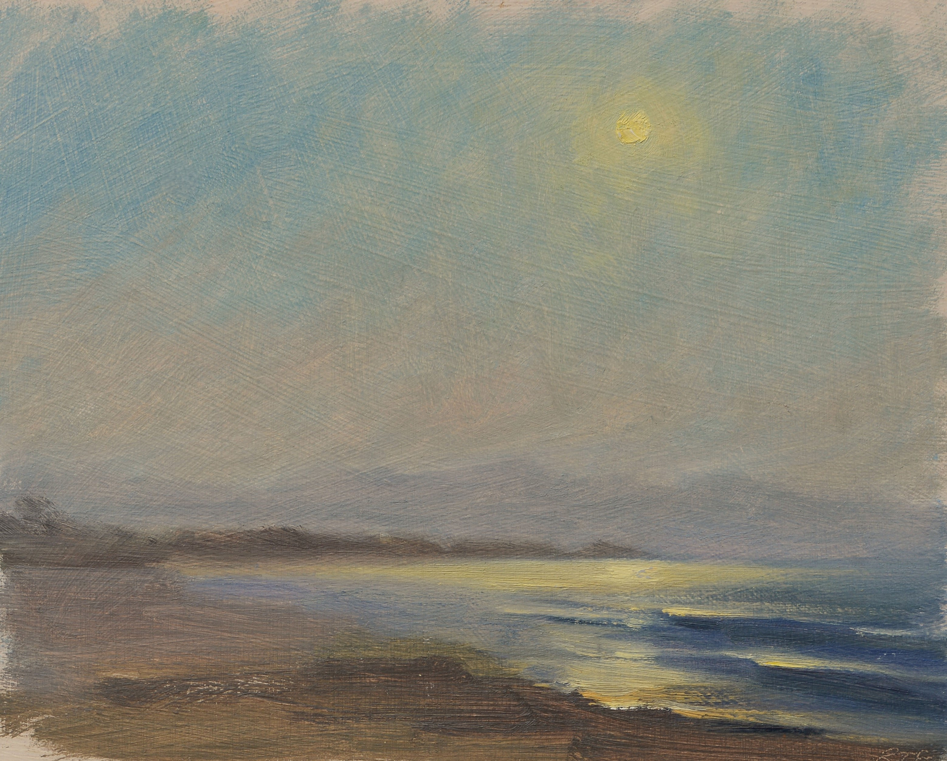 Moonlit Sea, Newborough Warren