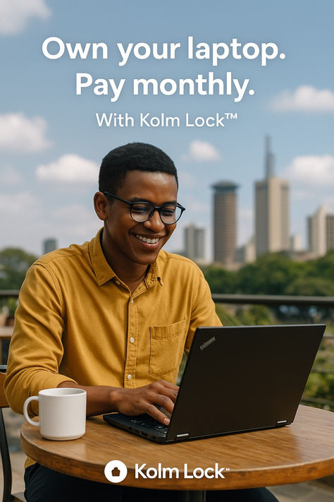 Student working with laptop