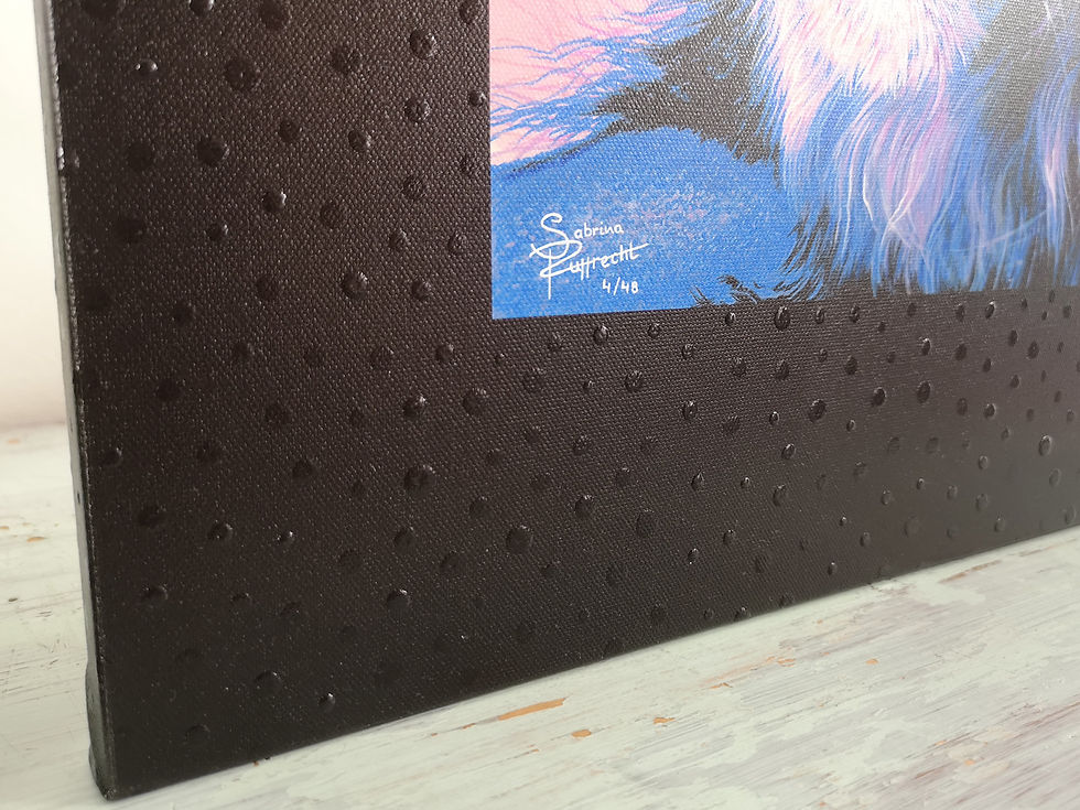 Thumbnail: Blue Lion - 18X18" (46X46cm)