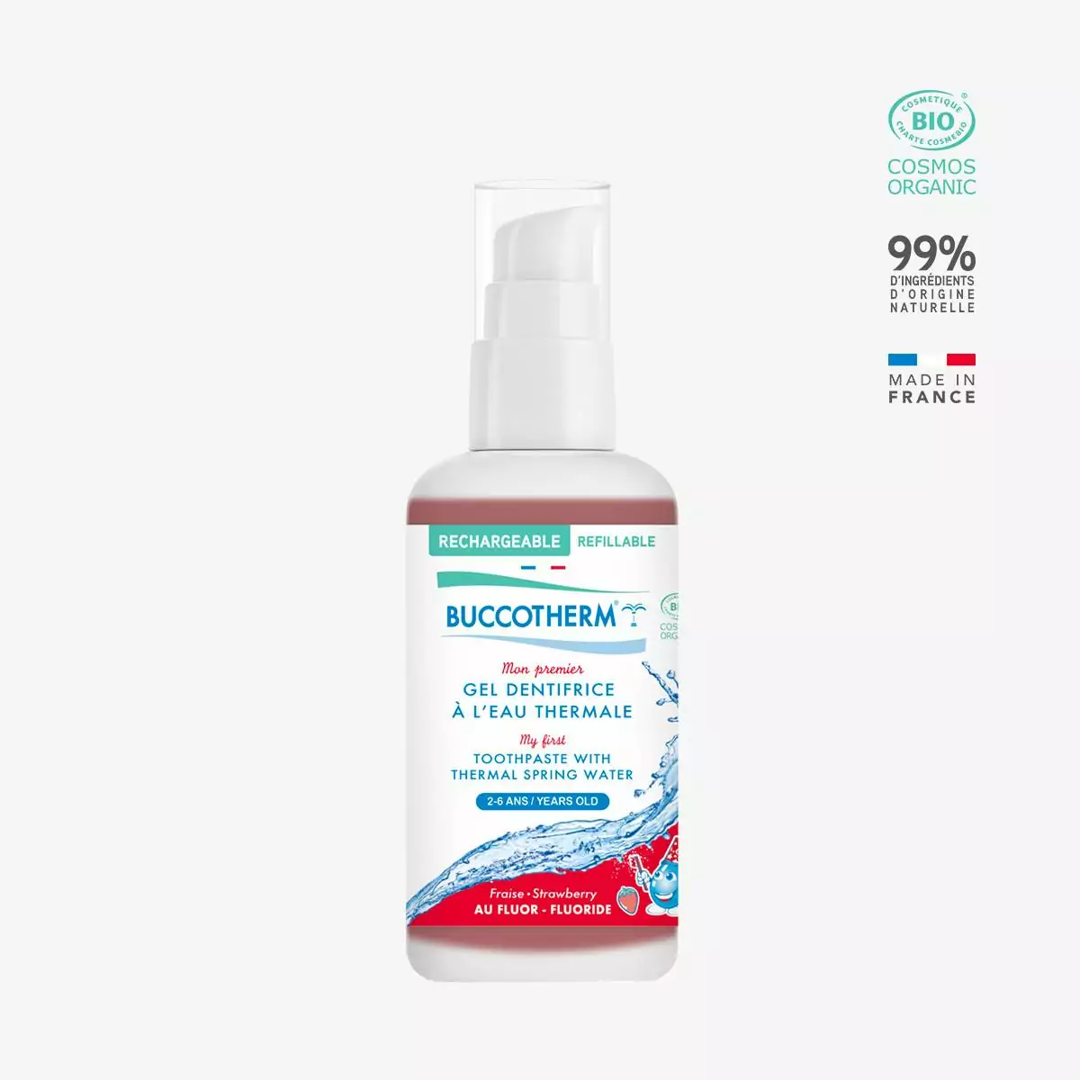 « Mon Premier » Dentifrice Rechargeable – Fraise