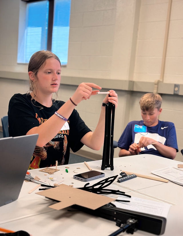 Make48 Summer Camp students in Great Bend, Kansas at Barton Community College